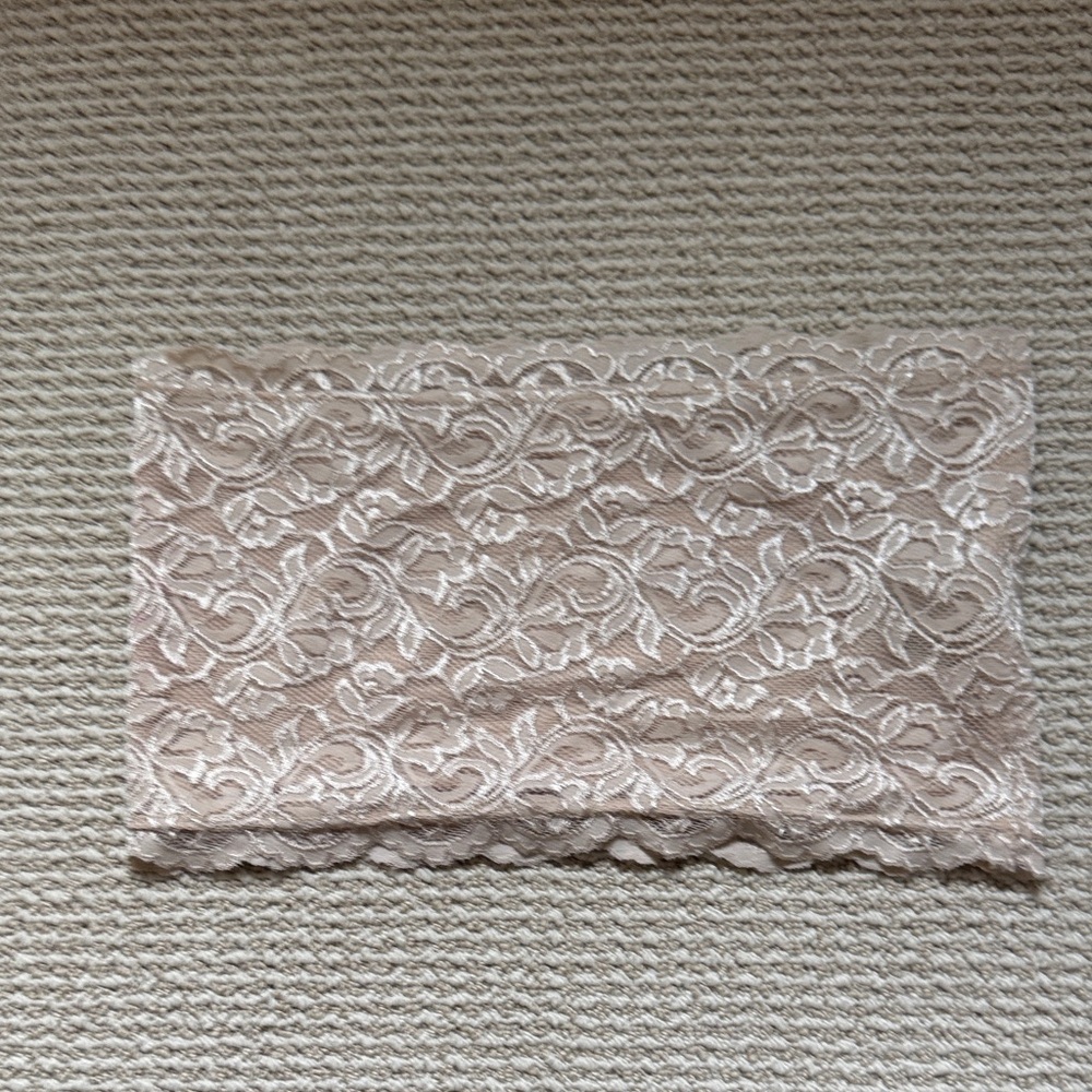 Emmelee for F.C. Lace Tube Top in Soft Beige